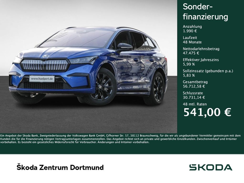 Bild des Angebotes Skoda Enyaq 85 SPORTLINE AHK MATRIXLED KEYLESS eSITZE