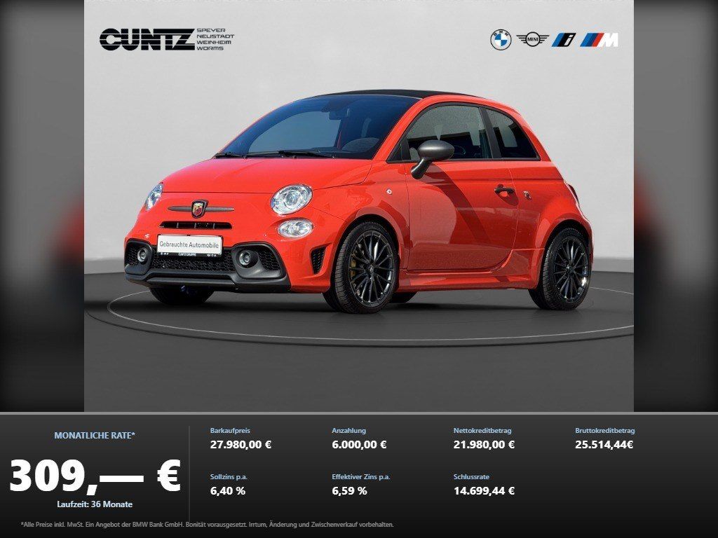 Bild des Angebotes Abarth 500 Cabrio 695 C Sportauspuffanlage Carplay Brem