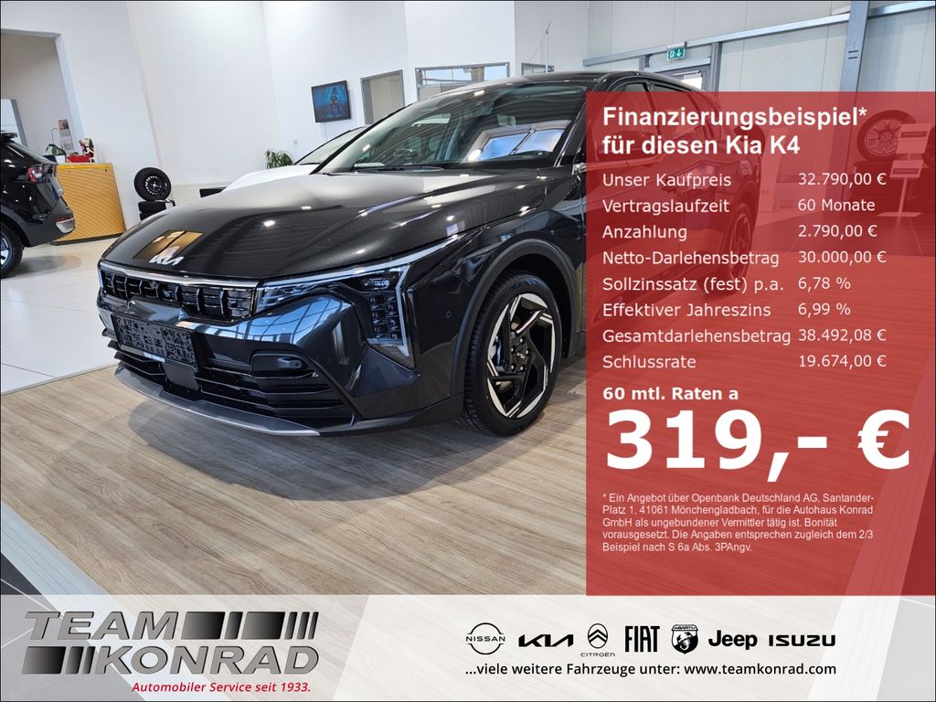 Bild des Angebotes Kia K4 1.6T 150 DCT Spirit Navi, Klima el. Sitzver.