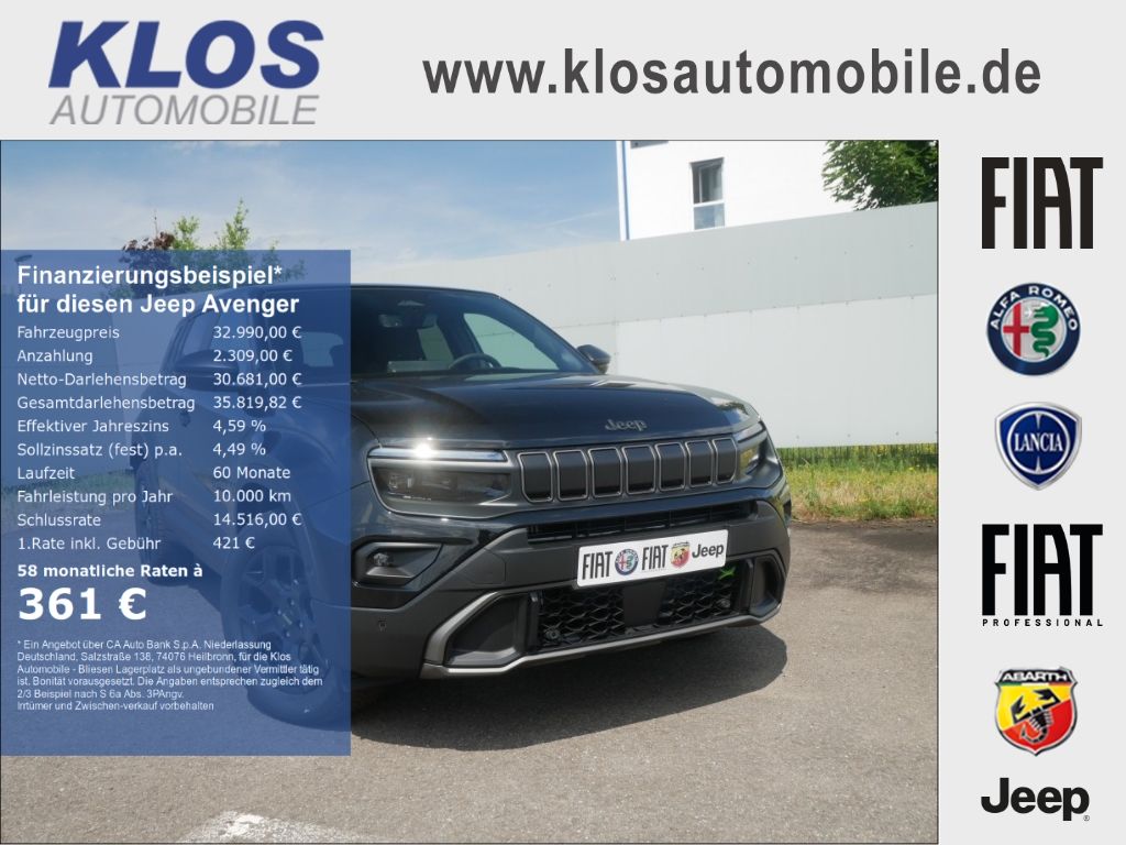 Bild des Angebotes Jeep Avenger OVERLAND 1.2 4xe HYBRID 145 PS DCT6 SCHI