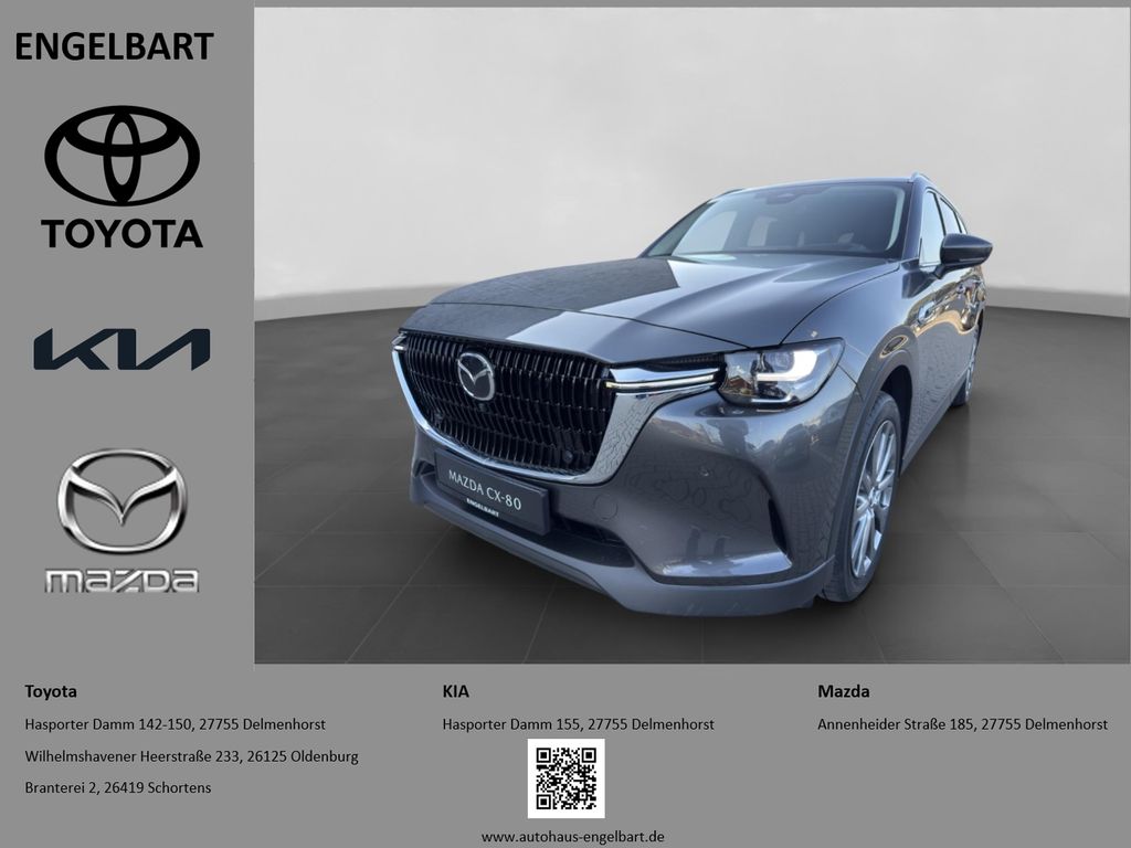 Bild des Angebotes Mazda CX-80 Exclusive-Line Hybrid AWD HUD Navi LED ACC
