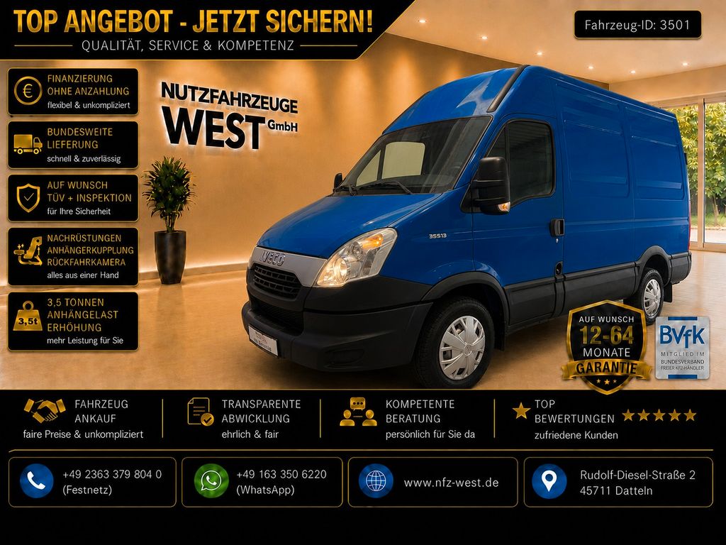 Bild des Angebotes Iveco Daily 35s13 Hochdach*Garantie*AHK=3.500Kg*