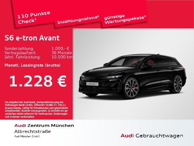 Bild des Angebotes Audi S6 Avant e-tron Pano/LuftFed/ACC/AHK/HuD