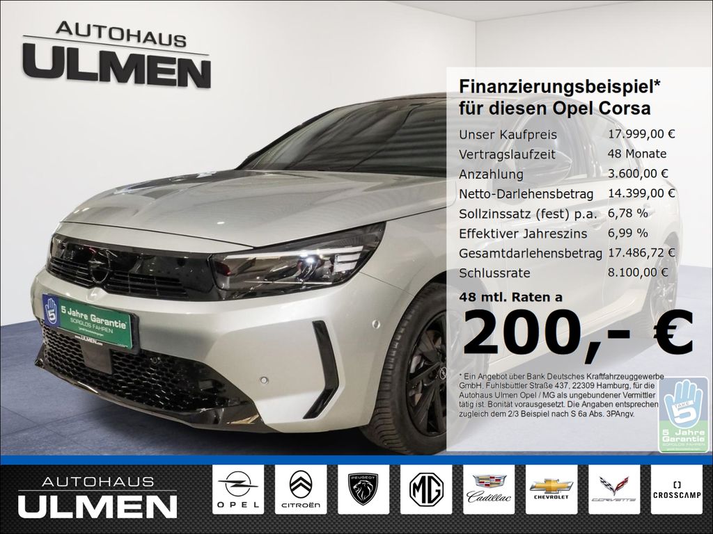 Bild des Angebotes Opel Corsa GS Navi-Link-Tom Voll-LED Klima+SHZ Tempo