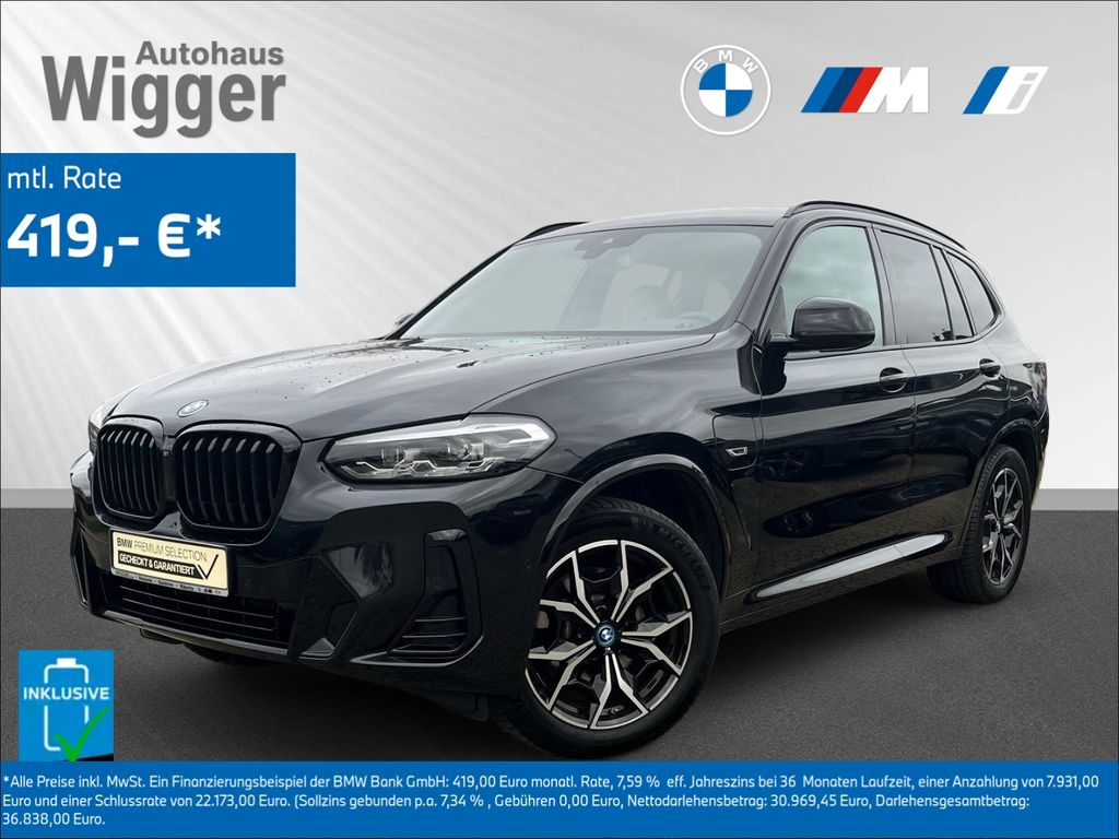 Bild des Angebotes BMW X3 30e xDrive M Sport/Navigation/Leder/LED