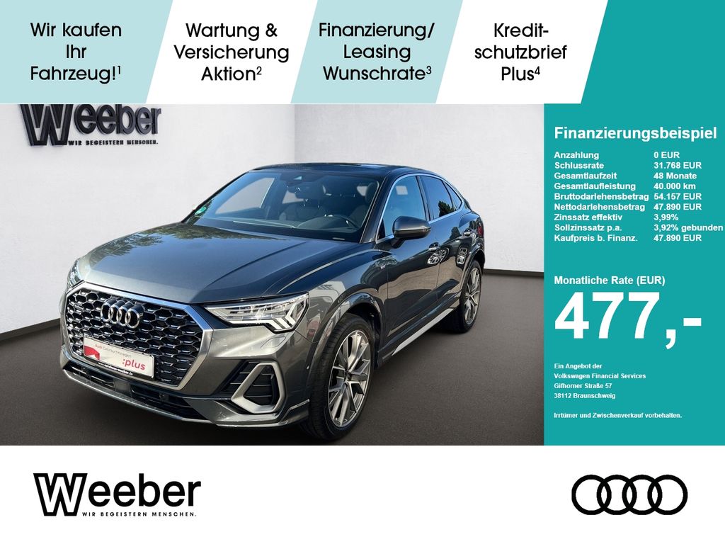 Bild des Angebotes Audi Q3 Sportback quattro S line PANO*MATRIX*LEDER*AH