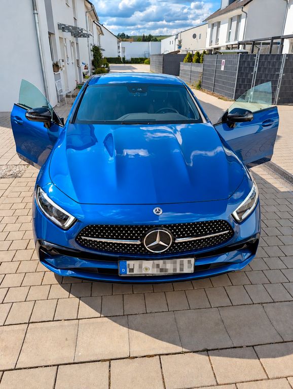 Bild des Angebotes Mercedes-Benz CLS 220 d AMG Line + Night Paket + Spektralblau