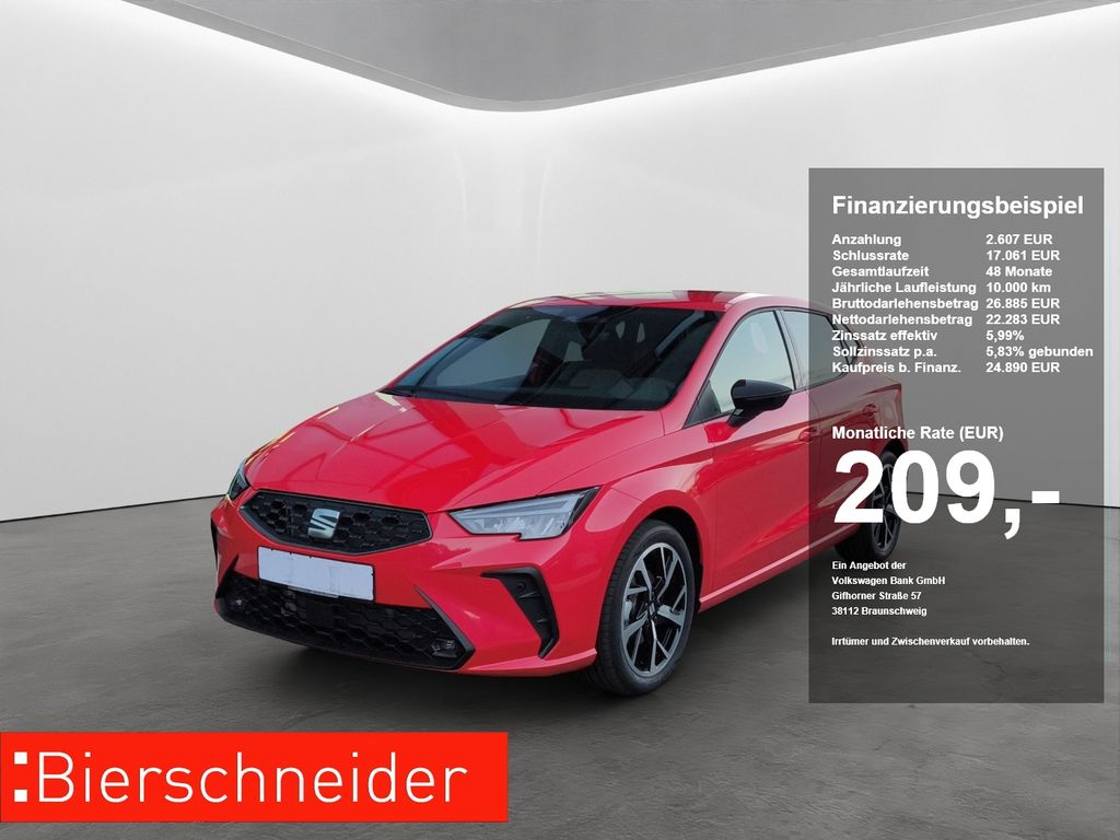 Bild des Angebotes Seat Ibiza 1.0 TSI DSG FR LED+NAVI+17+SHZ+KAMERA+ACC