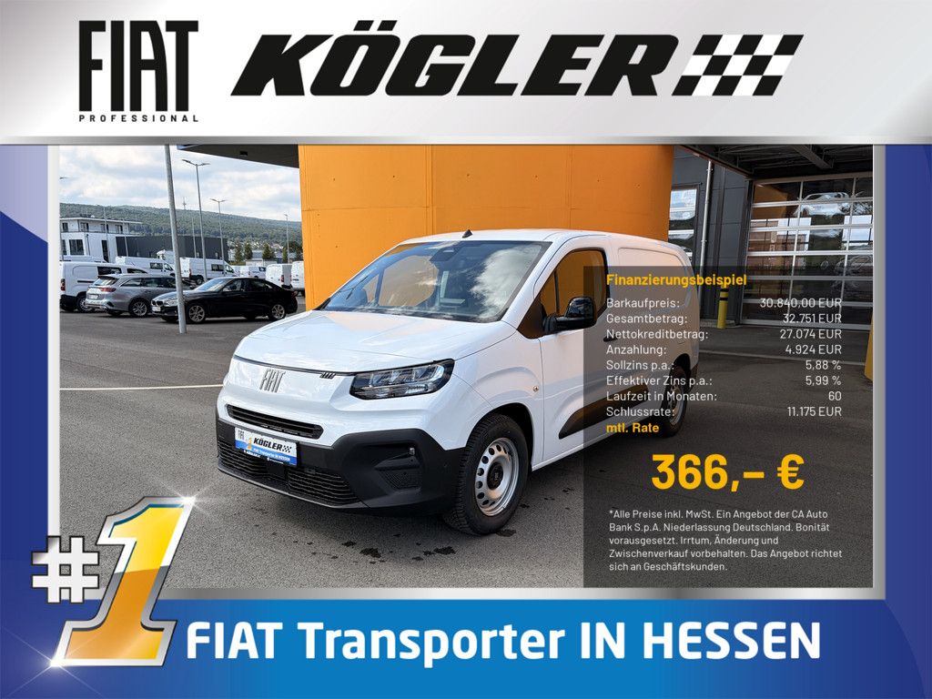Fiat E-DOBLO KASTEN XL 50kWh e-PTO+Winterpaket