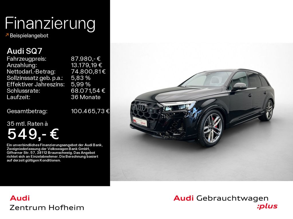 Bild des Angebotes Audi SQ7*7-Sitzer*Air*HUD*Pano*Matrix*Virtual*Navi+*S