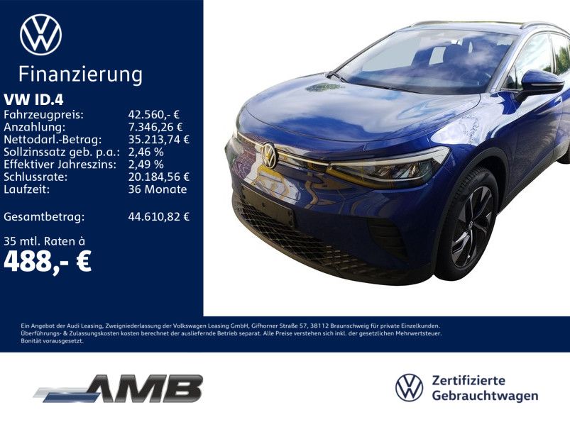 Bild des Angebotes Volkswagen ID.4 Pro 82kWh/AHK/LED/Navi/Wärmepumpe/03.31Gara