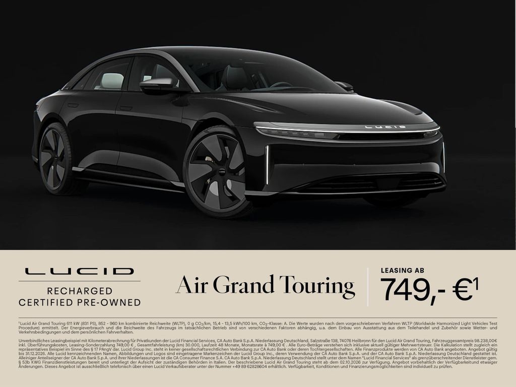 Bild des Angebotes Lucid Air Dual-Motor 611 kW AWD Grand Touring