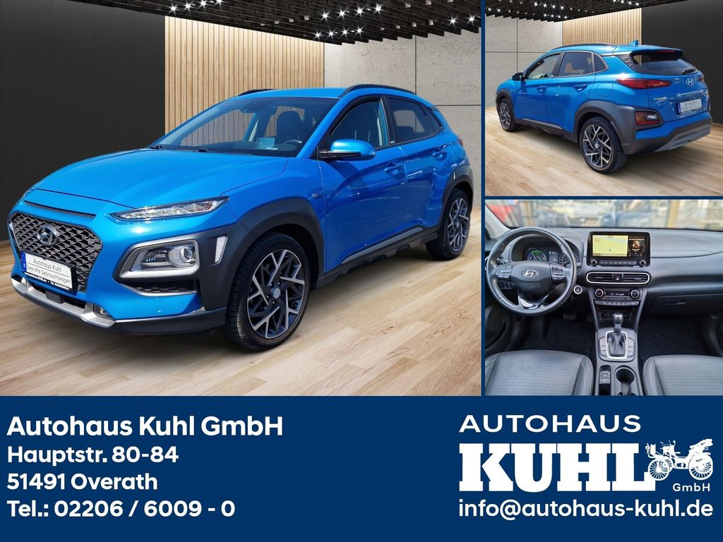 Bild des Angebotes Hyundai Kona 1.6 HEV DCT Premium Leder+Navi+Klima+LED