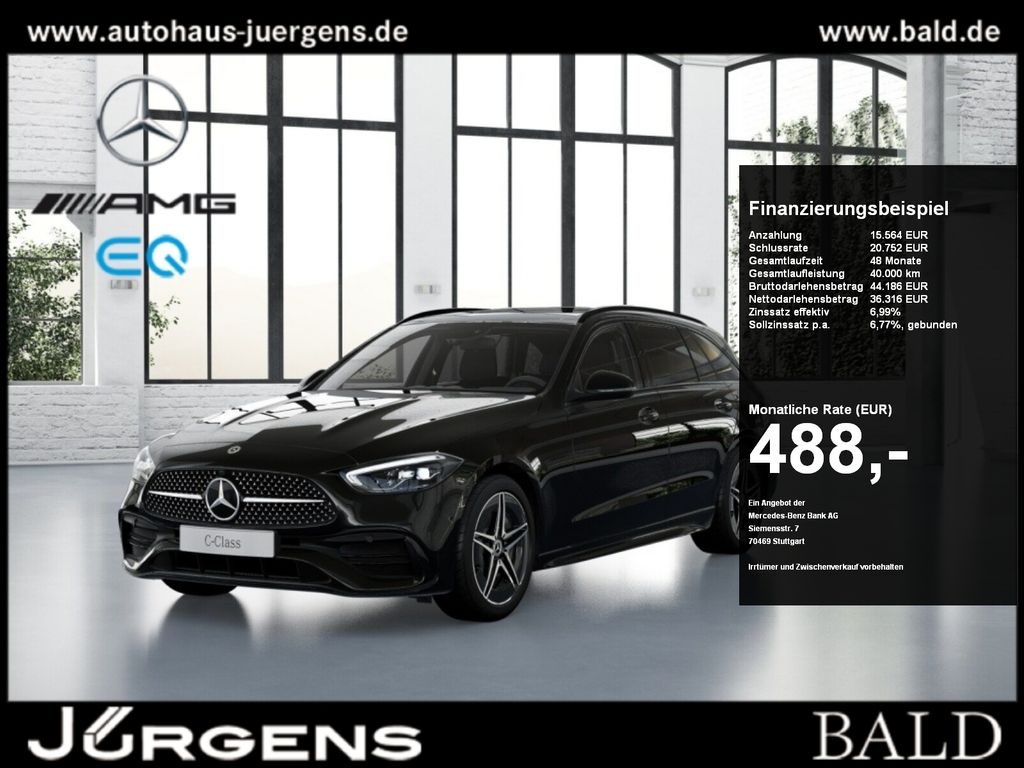 Bild des Angebotes Mercedes-Benz C 300 de 4M T AMG-Sport/Pano/Burm/Night/Memo/18