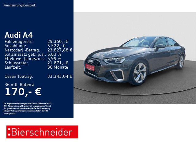 Bild des Angebotes Audi A4 Lim 35 TFSI S-Line AHK LED CAM ACC NAVI 18