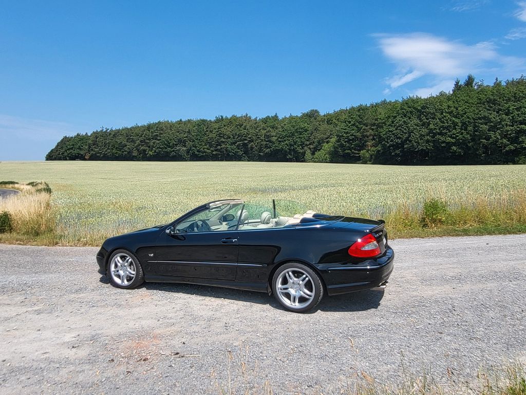 Bild des Angebotes Mercedes-Benz CLK 550 Cabrio AMG 4Rohr scheckheft 18"