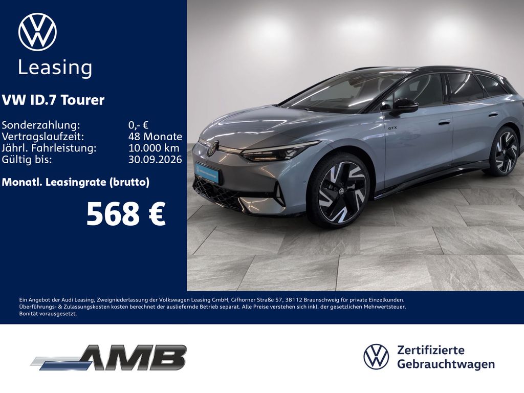 Bild des Angebotes Volkswagen ID.7 Tourer GTX 91kWh/AHK/Matrix/Pano/WäPu/1.31G