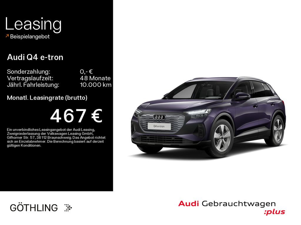 Bild des Angebotes Audi Q4 45 e-tron 509Km/WLTP*AHK*Sound*RFK*HuD*Leder*