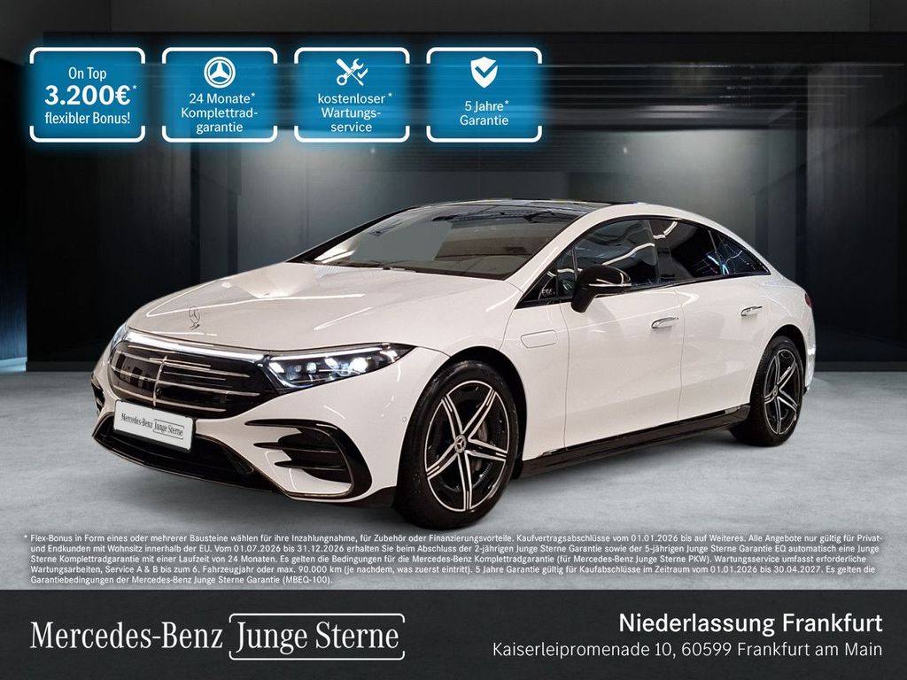 Bild des Angebotes Mercedes-Benz EQS 450 4M AMG PREM/PANO/NIGHT/AHK/HYPER/Bur3D/