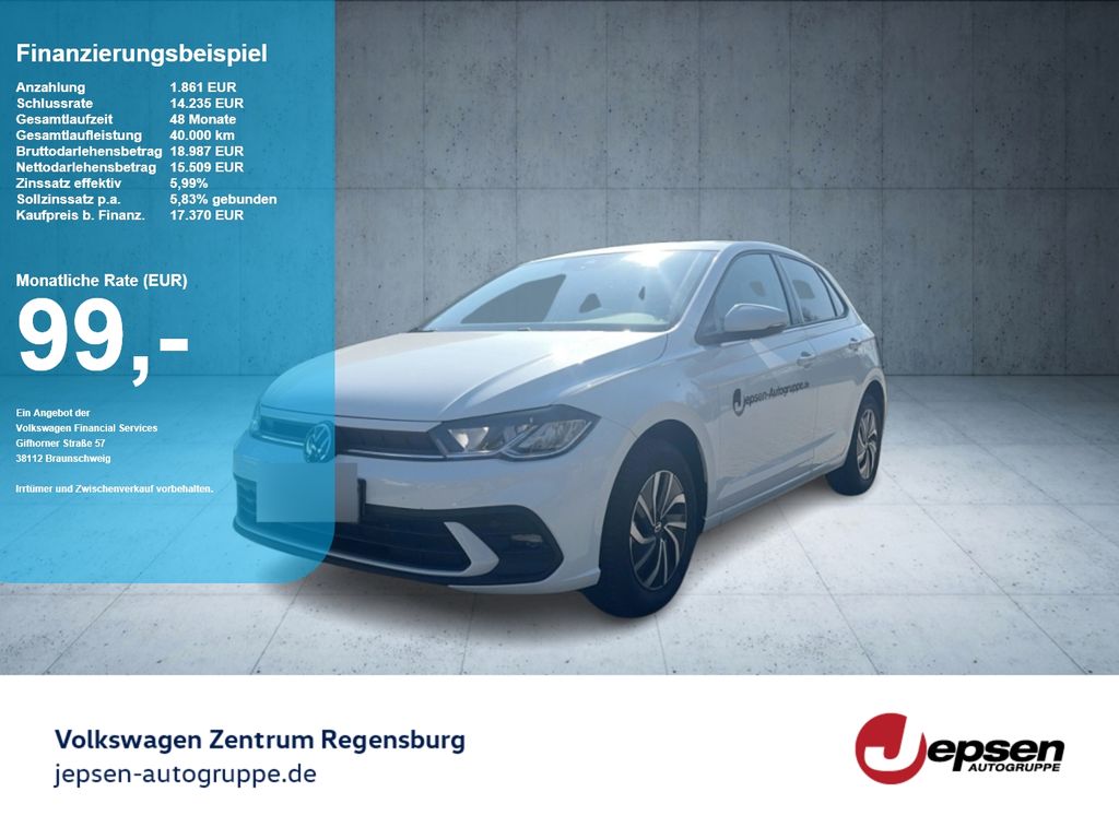 Bild des Angebotes Volkswagen Polo Life 1.0 TSI LED R-KAMERA Virtual PDC SpurH