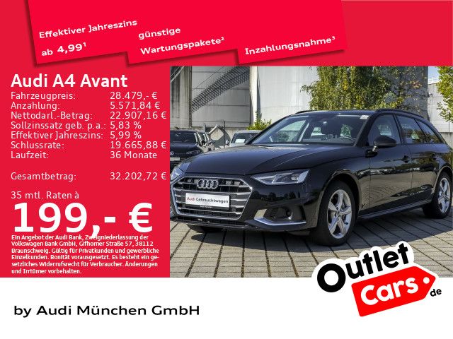 Bild des Angebotes Audi A4 Avant 40 TFSI S tronic advanced Navi+