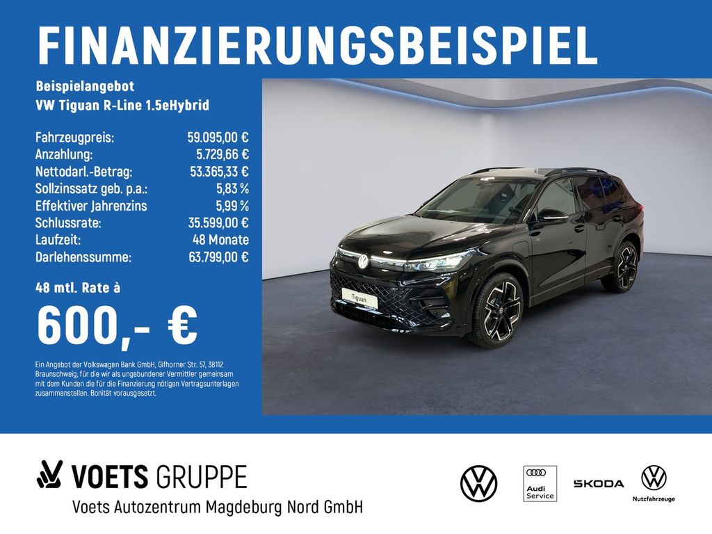 Bild des Angebotes Volkswagen Tiguan R-Line 1.5eHybrid MATRIX+AHK+NAVI+RFK+