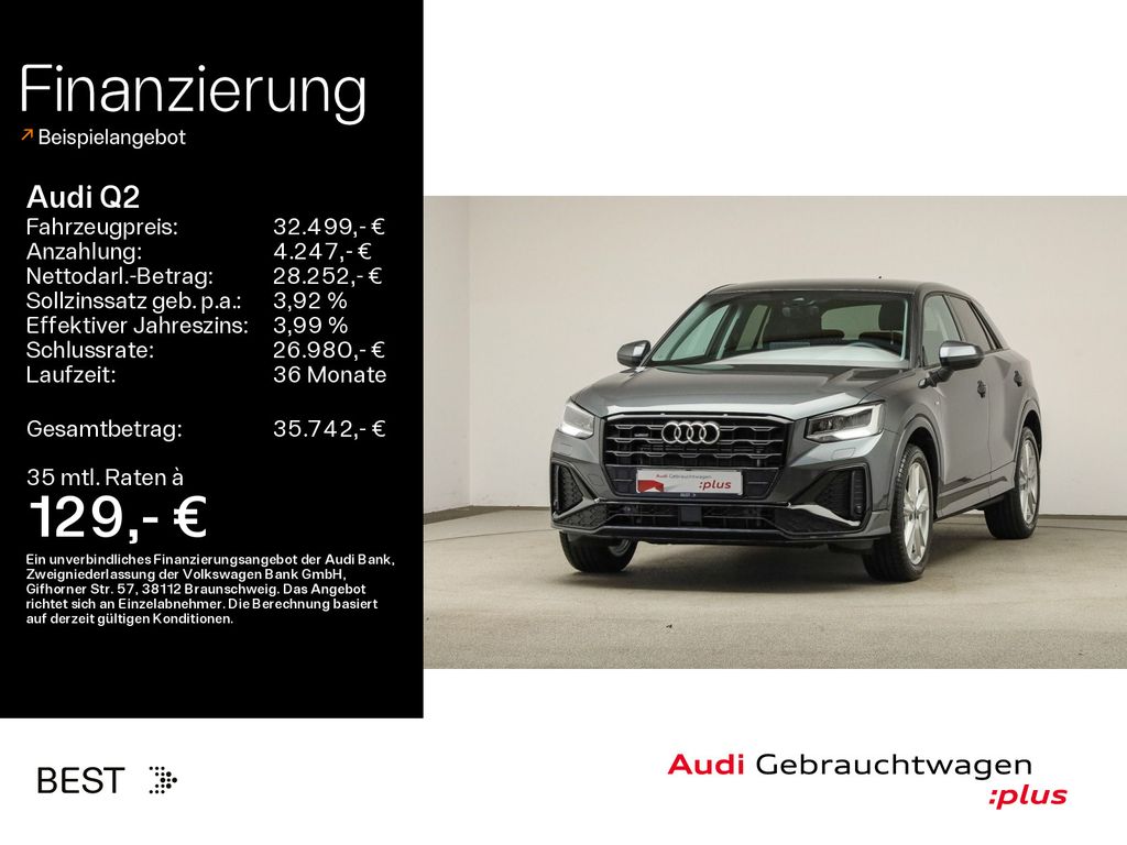 Bild des Angebotes Audi Q2 40 TFSI quattro S-LINE*NAVI-PLUS*LED*KAMERA*A