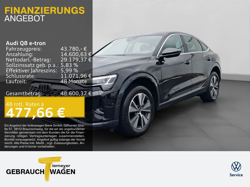 Bild des Angebotes Audi Q8 e-tron 50 Q AHK PDC+ STDHZ eKLAPPE
