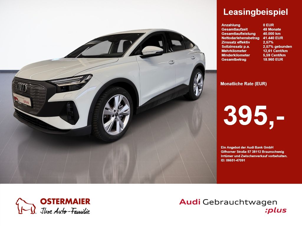 Bild des Angebotes Audi Q4 Sportback e-tron 45 286PS WÄRMEPUMPE.MATRIX.H