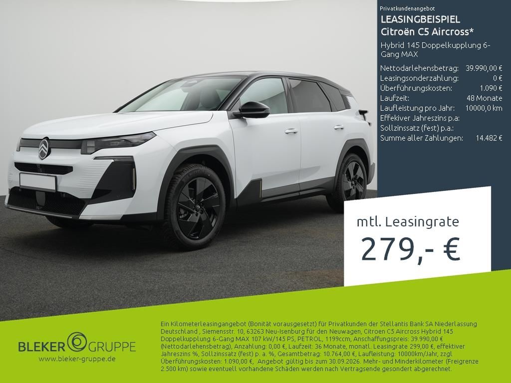 Citroën C5 Aircross Hybrid 145 Doppelkupplung 6-Gang MA