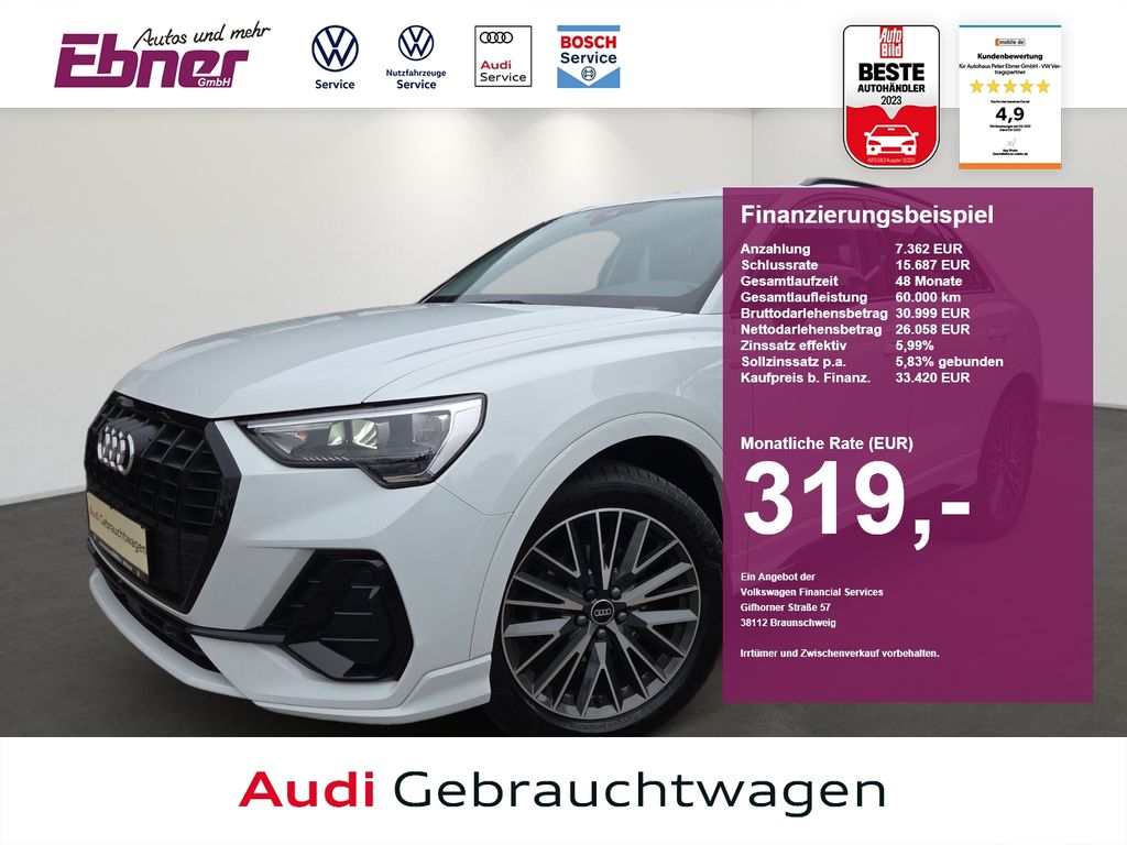 Bild des Angebotes Audi Q3 S-LINE 35TFSI S-TRONIC AHK+ACC+KEYLESS+NAVI+A