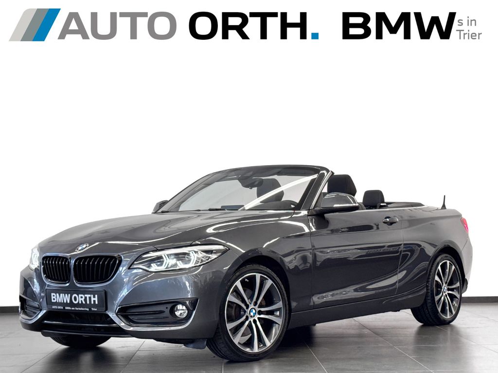 Bild des Angebotes BMW 220i Cabrio AUT. SPORT-LINE LEDER NAVI-P LED RFK