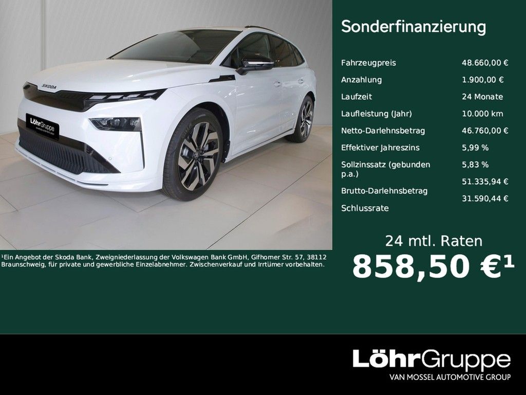 Skoda Enyaq Sportline 60 UPE 52.400 AHK TransportPaket