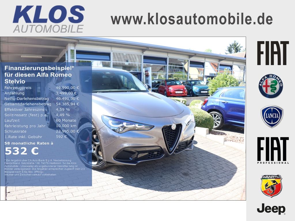 Alfa Romeo Stelvio VELOCE 2.2 DIESEL 16V 210 PS AT8 Q4 21 Z