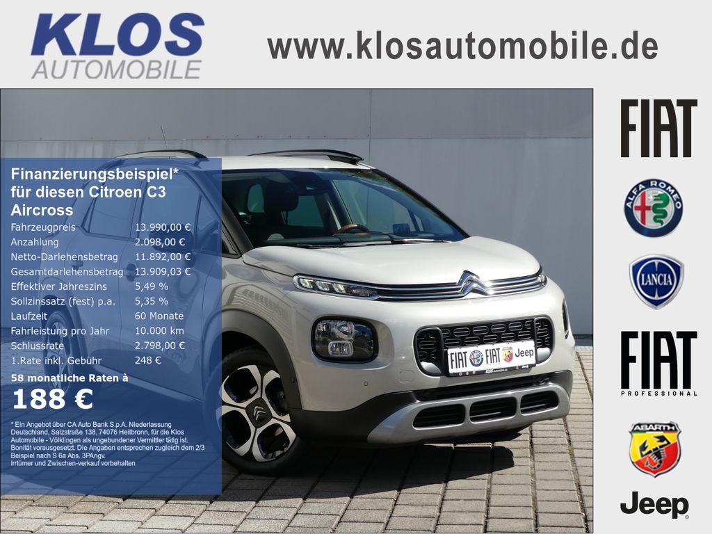 Bild des Angebotes Citroën C3 Aircross SHINE 1.5 BlueHDI NAVI CARPLAY HEADU