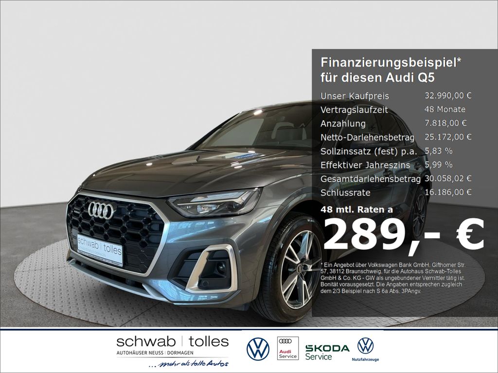Bild des Angebotes Audi Q5 40TDI S-tronic Quattro S-line AHK Rückfahr