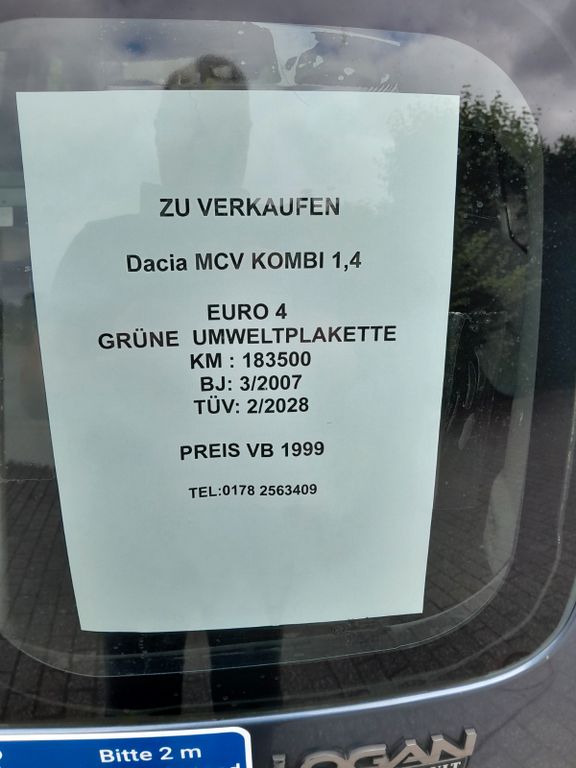 Bild des Angebotes Dacia Logan MCV 1.4 MPI Ambiance Ambiance