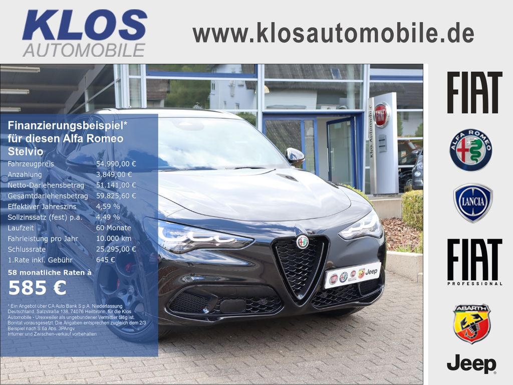 Bild des Angebotes Alfa Romeo Stelvio VELOCE 2.2 DIESEL 16V 210 PS AT8 Q4 SCHI