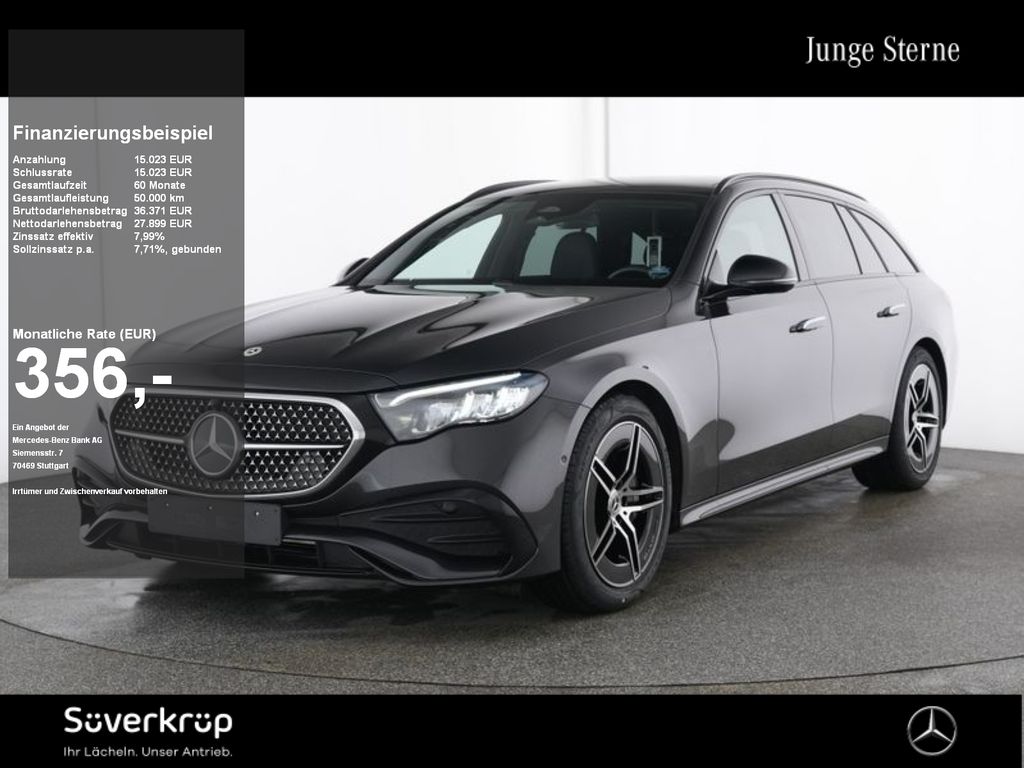 Bild des Angebotes Mercedes-Benz E 220 T d , AMG NIGHT AHK DISTR KAMERA PANO SPUR