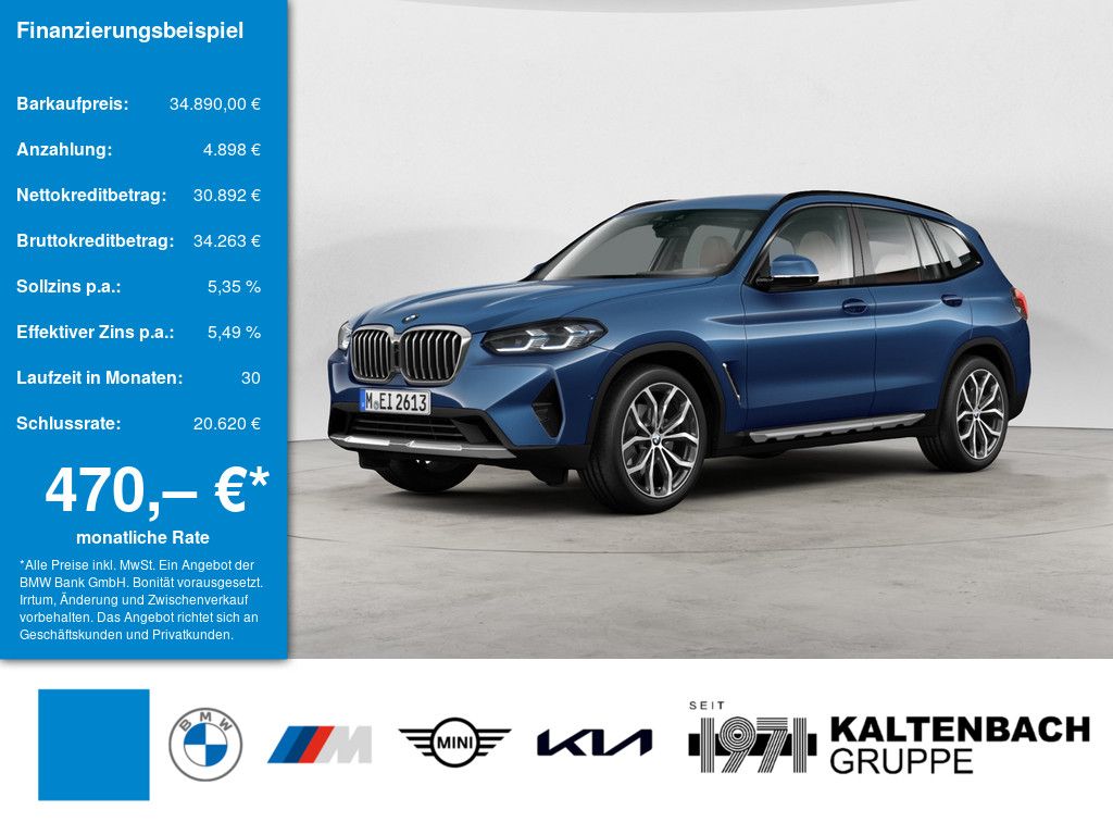BMW X3 xDrive 20i FACEL. HUD 360° LASER LED W-LAN