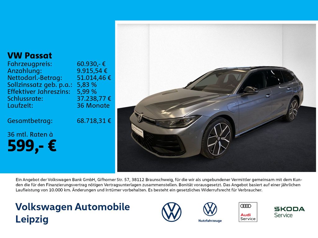 Bild des Angebotes Volkswagen Passat R-Line 1.5 l eHybrid 200 kW DSG*AHK*SOUND