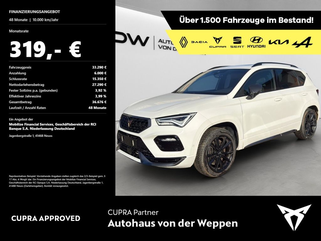 Bild des Angebotes Cupra Ateca VZ 4Drive AHK, Keyless, 360 Kamera, Navi