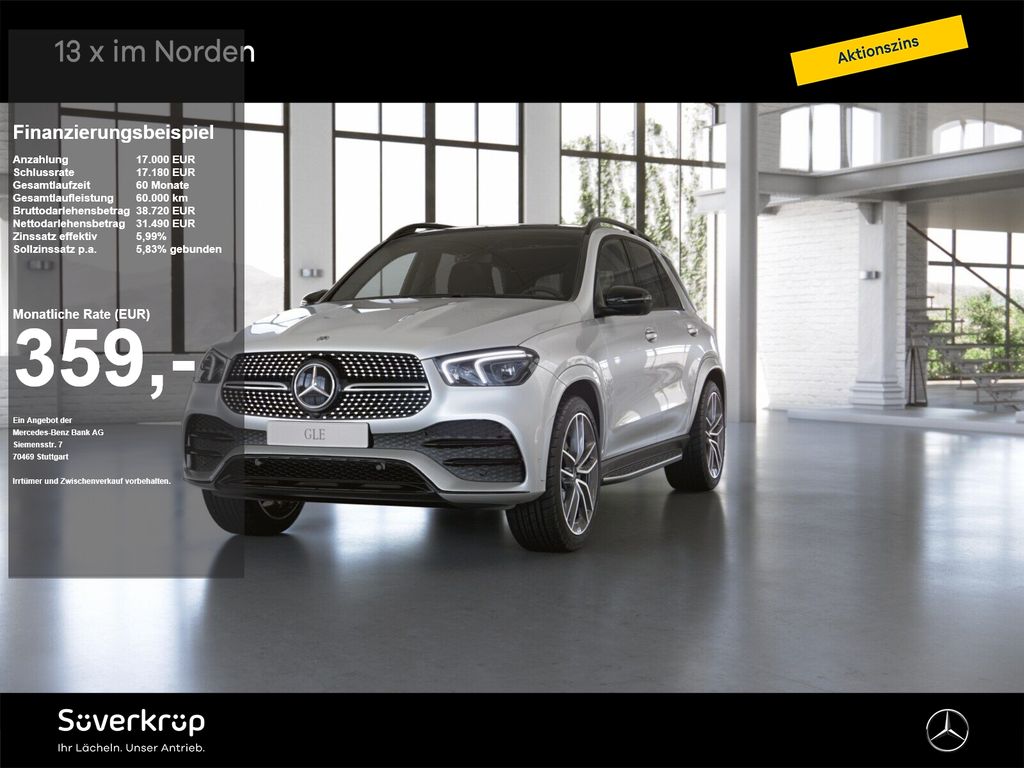 Bild des Angebotes Mercedes-Benz GLE 400 d 4M AMG BURM NIGHT WIDE MULTI 360 AHK