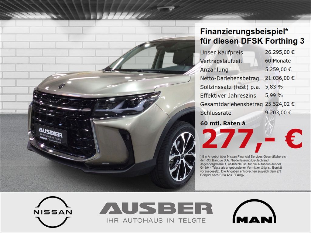 Bild des Angebotes DFSK Forthing 3 DCT7 Automatik PanoGlasDach elektr. H