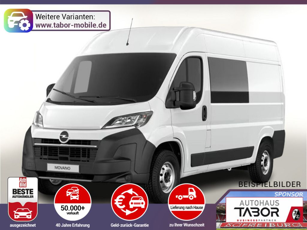 Opel Movano DoKa 35+ L3H2 TechnoP7" Nav AHK UVP-39%*