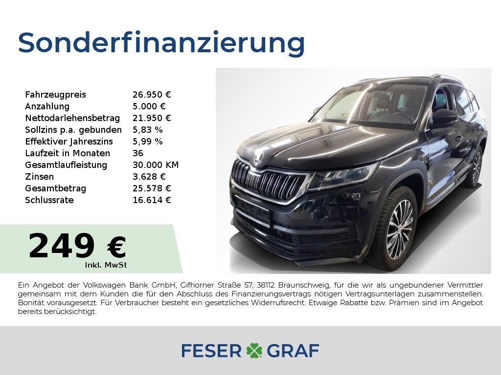 Bild des Angebotes Skoda Kodiaq Laurin & Klement 2.0 TDI NAVI,AHK,SIDEASS