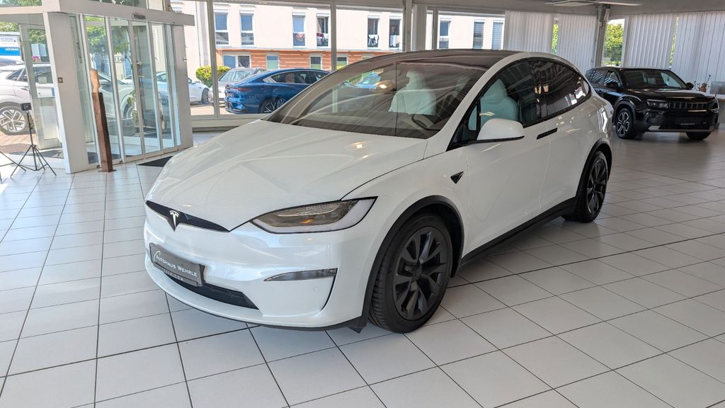 Bild des Angebotes Tesla Model X Plaid *AHK*YOKE*Weißes Leder*