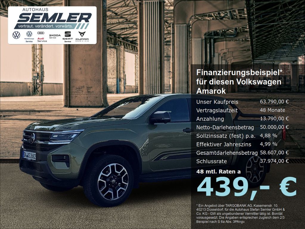 Volkswagen Amarok 3.0 TDI 4M PanAmericana LEDER AHK 360 H&K