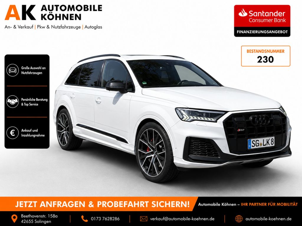 Bild des Angebotes Audi SQ7 4.0 TDI / EXCLUSIVE / B&O / CARBON / HUD /