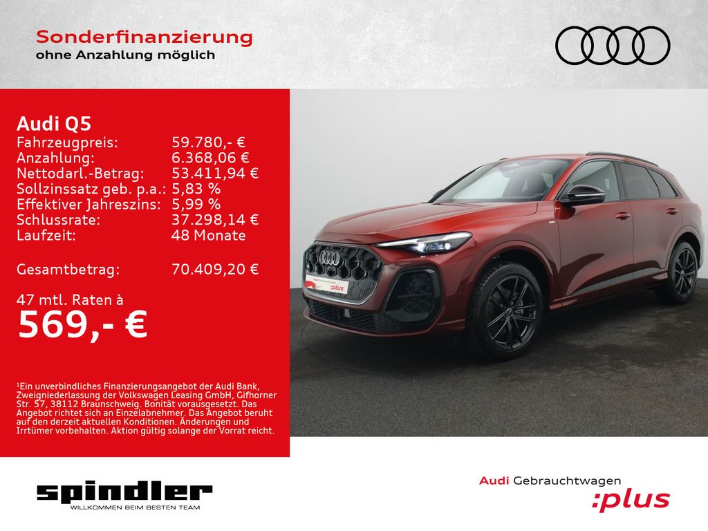 Bild des Angebotes Audi Q5 S-Line TFSI quattro S-tronic/ Tech, 360°, AHK